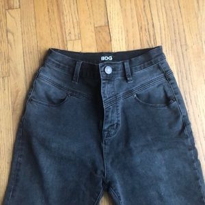 Grey high rise skinny urban outfitter jeans